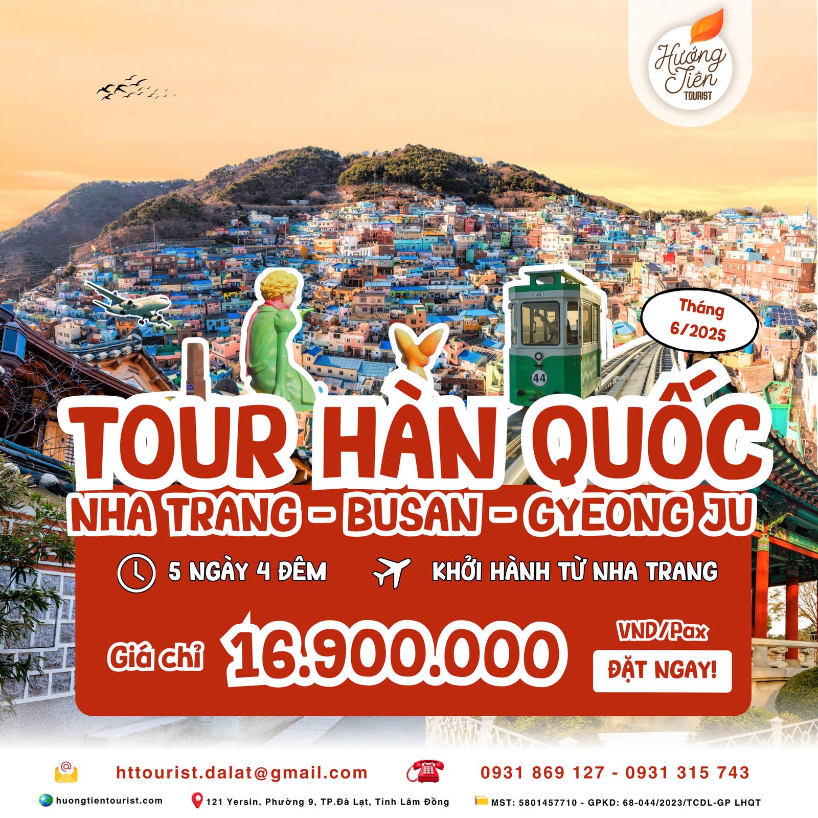 tour hàn quốc bay từ nha trang