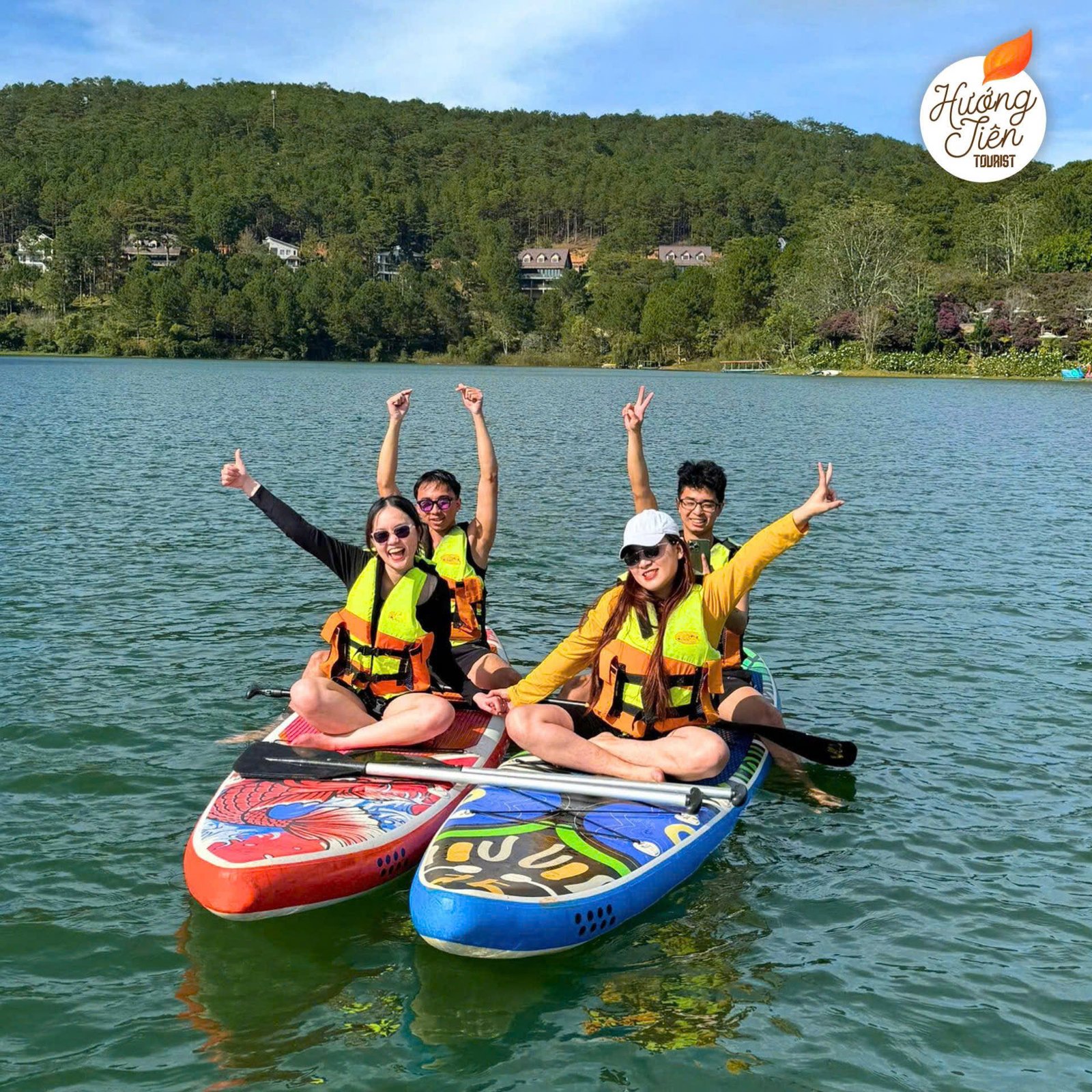 chèo sup hồ tuyền lâm đà lạt