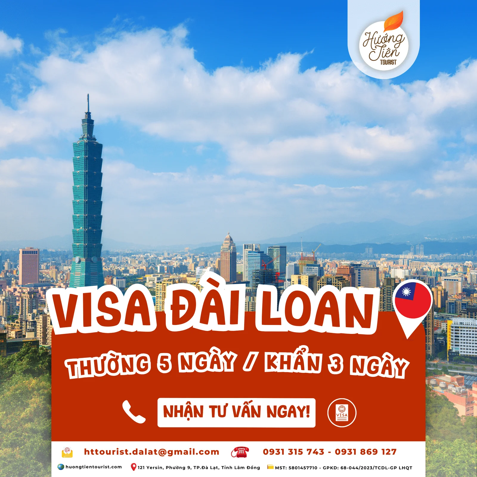 dịch vụ visa đài loan