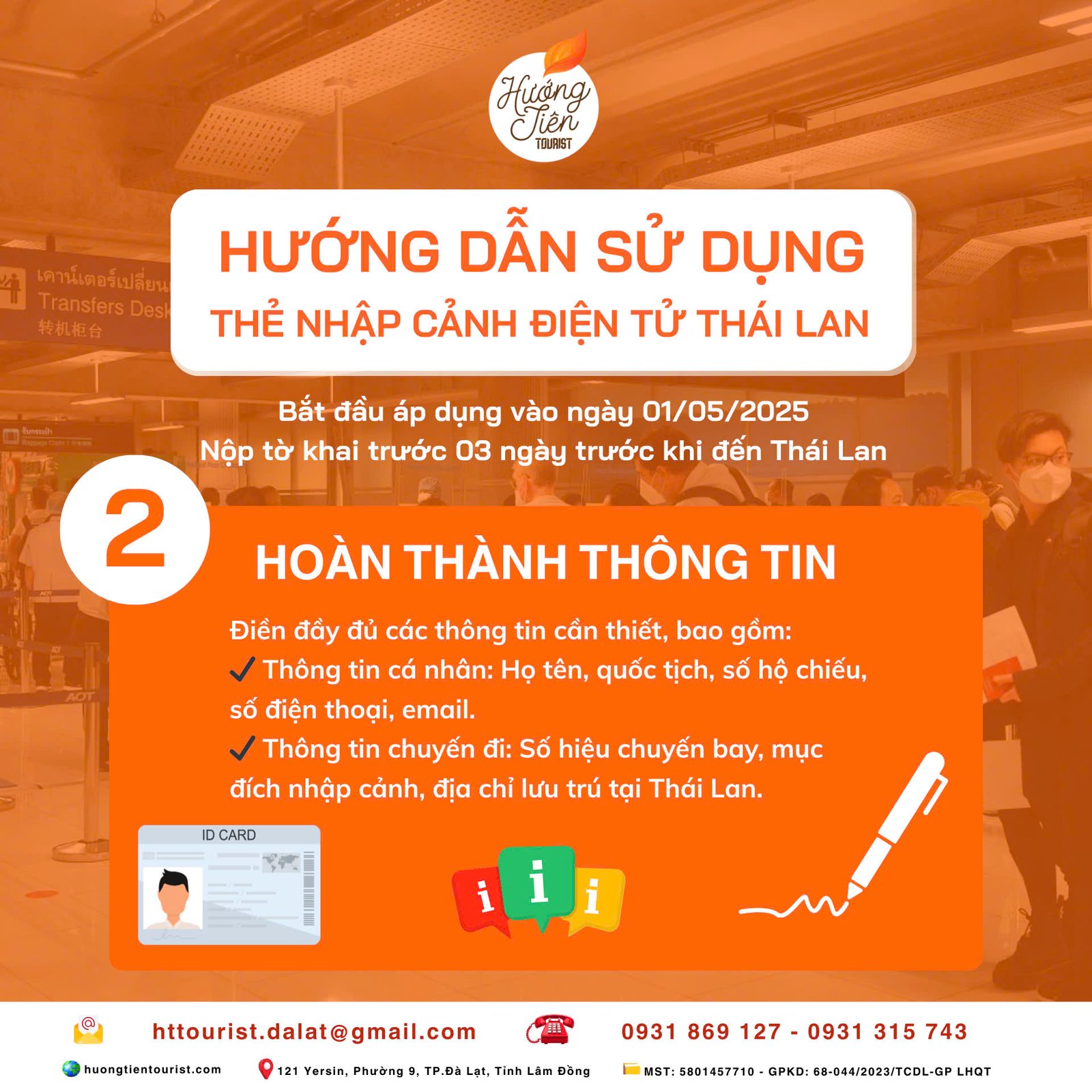 hướng dẫn khai báo nhập cảnh thái lan mới nhất 2025