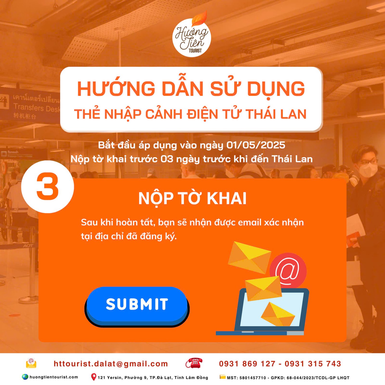 hướng dẫn khai báo nhập cảnh thái lan mới nhất 2025