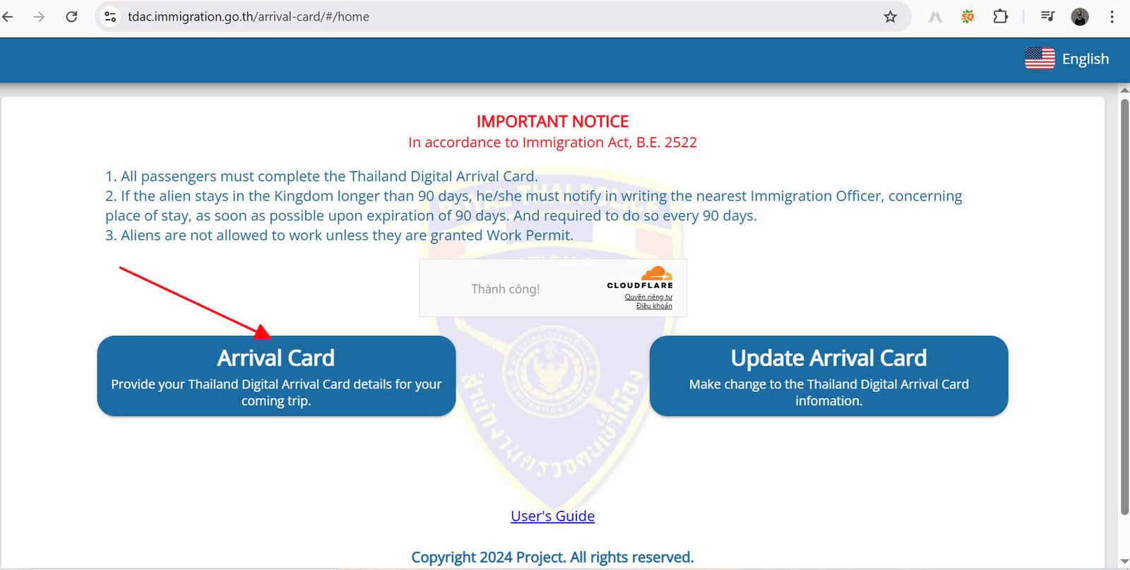 link khai báo nhập cảnh thái lan online