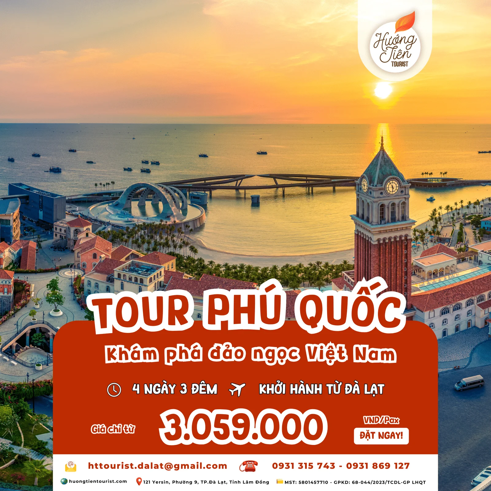 tour phú quốc từ đà lạt